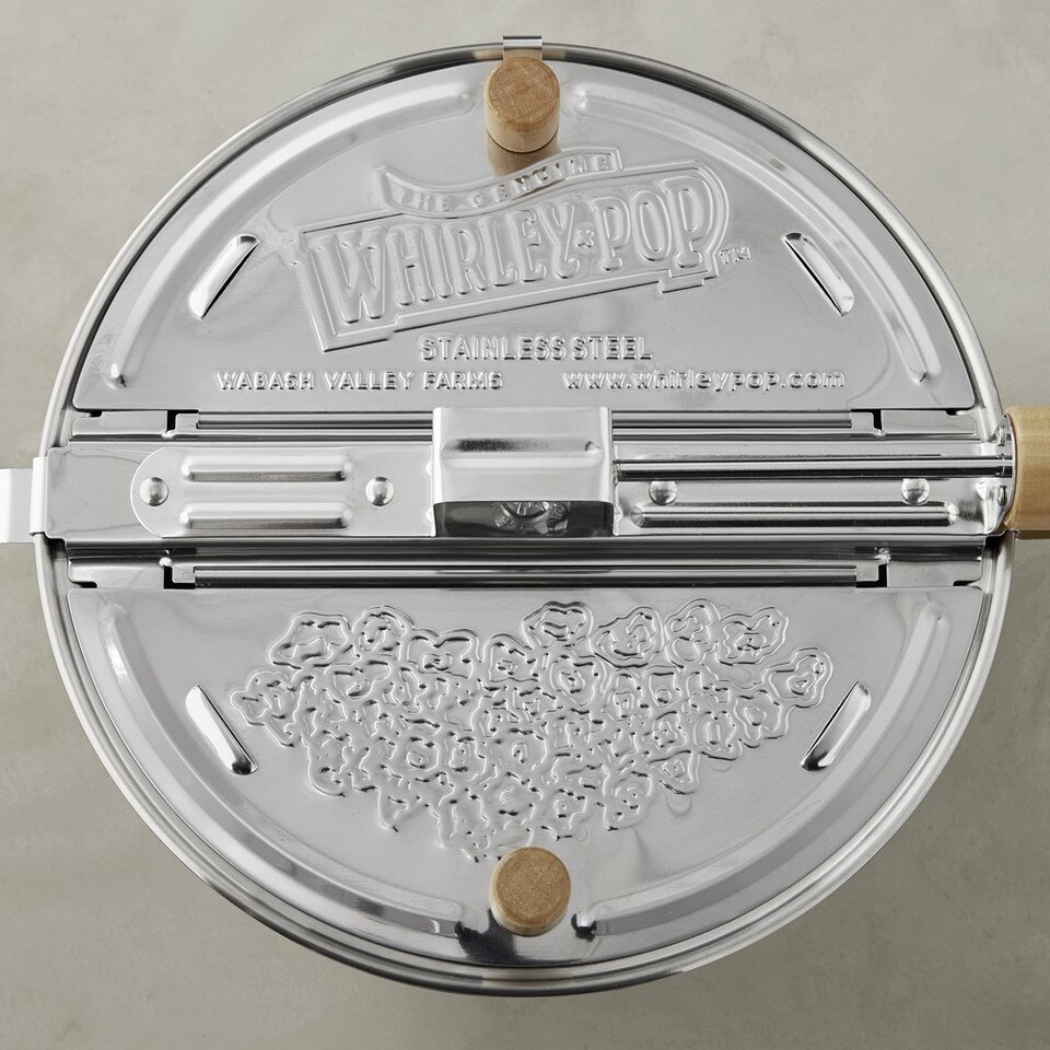 Whirley Pop Stainless Steel Induction Popcorn Maker Williams Sonoma